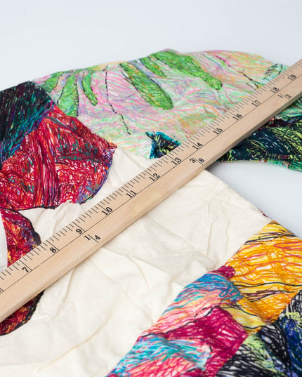 Saaksha & Kinni Daisy Cotton Dress in Multicolored Floral - Wind & Song