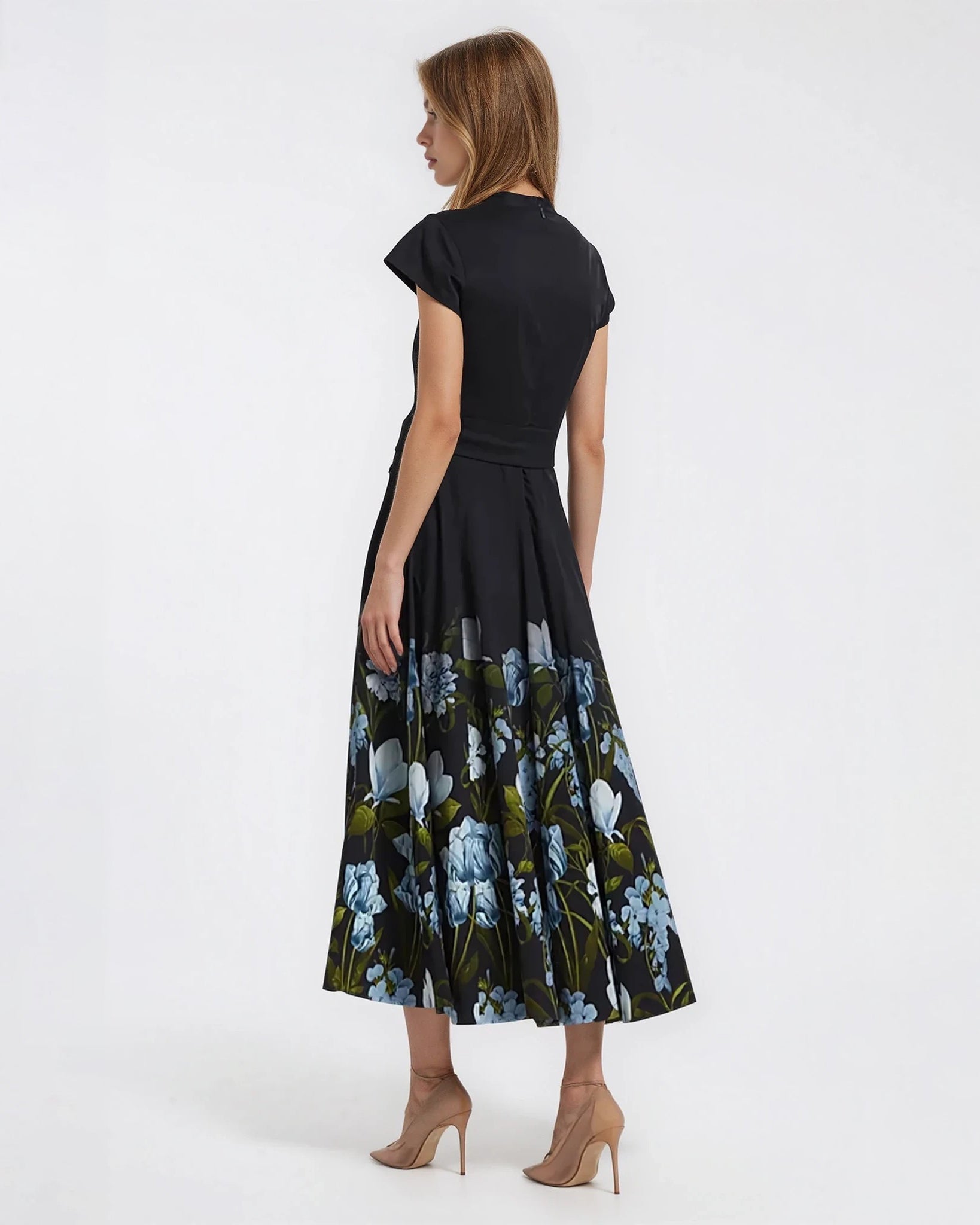Sachin & Babi Gannika Floral Midi - Dress Size 8 - Pre - owned - Wind & Song