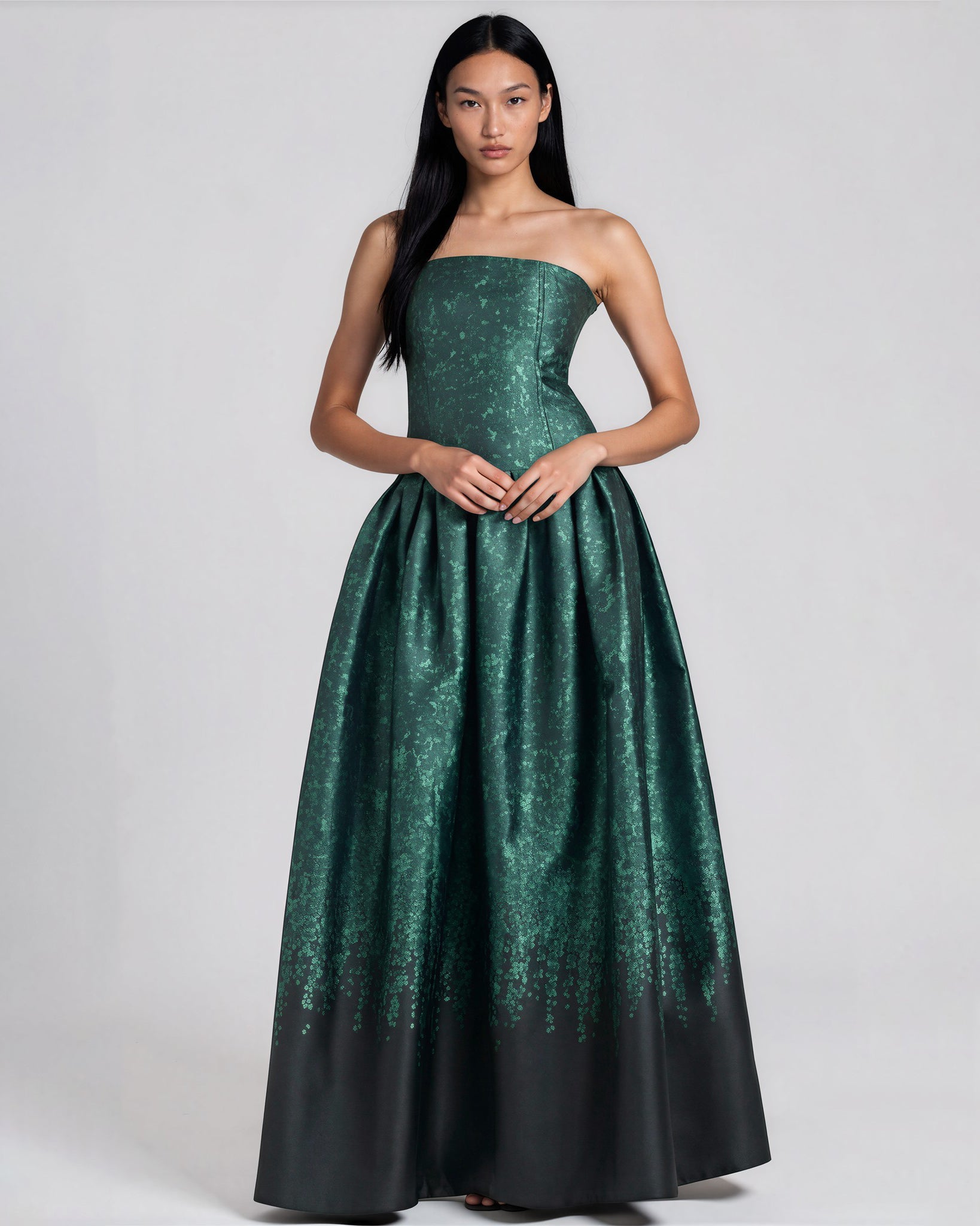 Sachin & Babi Georgina Gown in Emerald Green Size 14 - Wind & Song