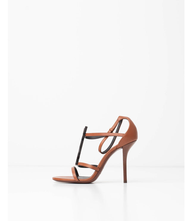 Saint Laurent Cassandra High Heel Sandals - New Papaya - Size 37 - Wind & Song