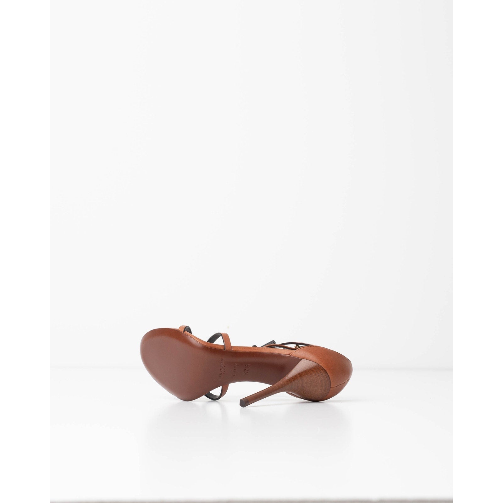 Saint Laurent Cassandra High Heel Sandals - New Papaya - Size 37 - Wind & Song