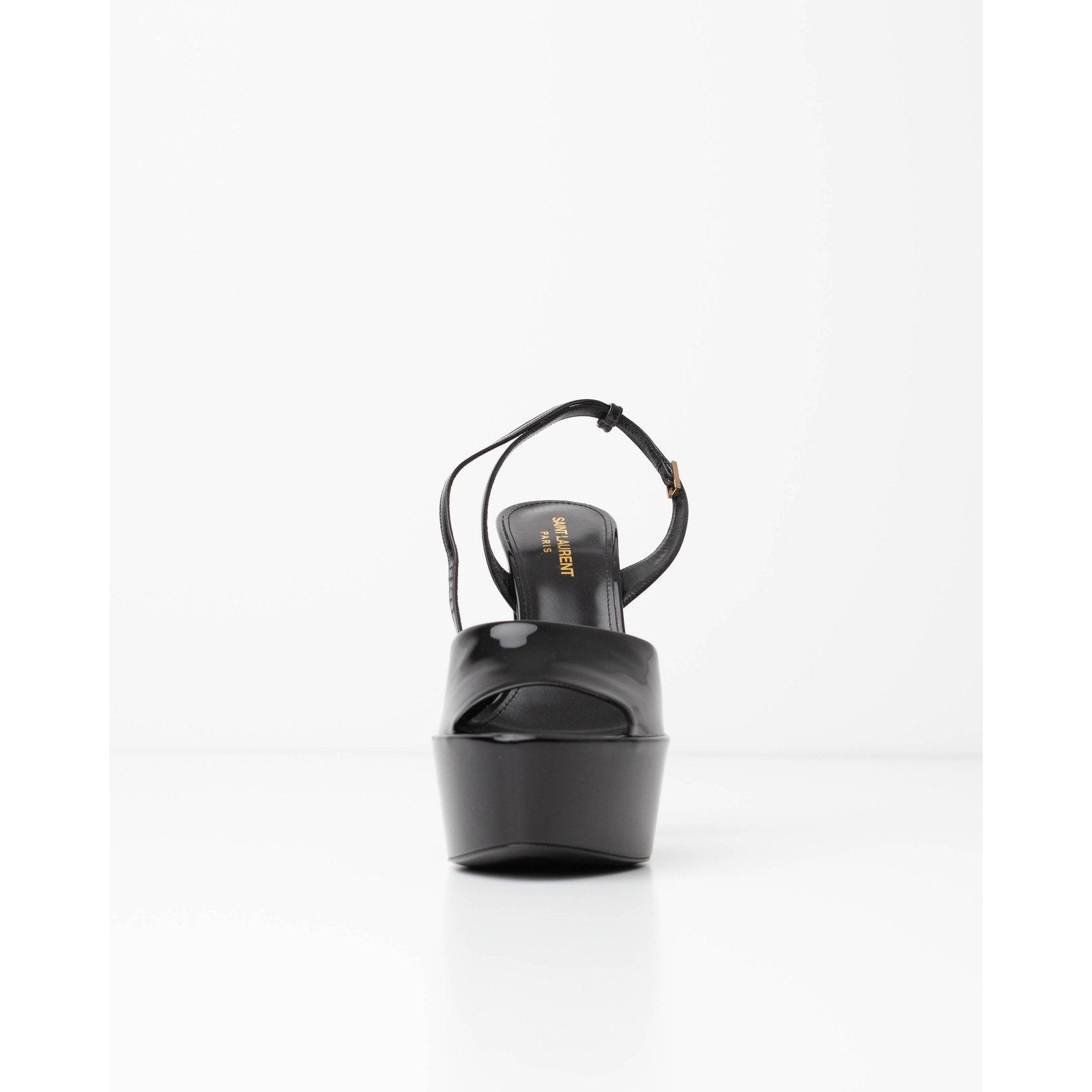 Saint Laurent Jodie Patent Leather Platform Sandals – Black - Size 39 – NWT - Wind & Song
