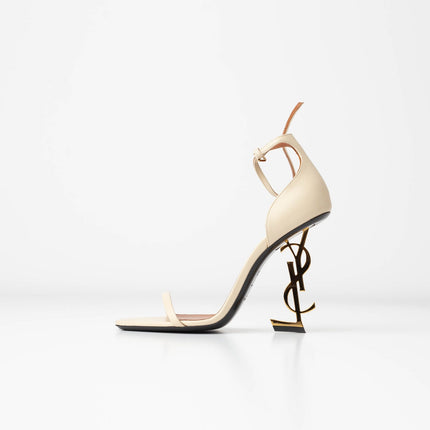 SAINT LAURENT Opyum Sandals In Nude & Neutrals - Wind & Song