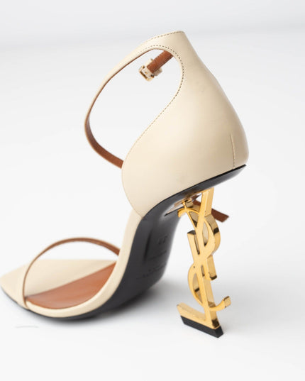 SAINT LAURENT Opyum Sandals In Nude & Neutrals - Wind & Song