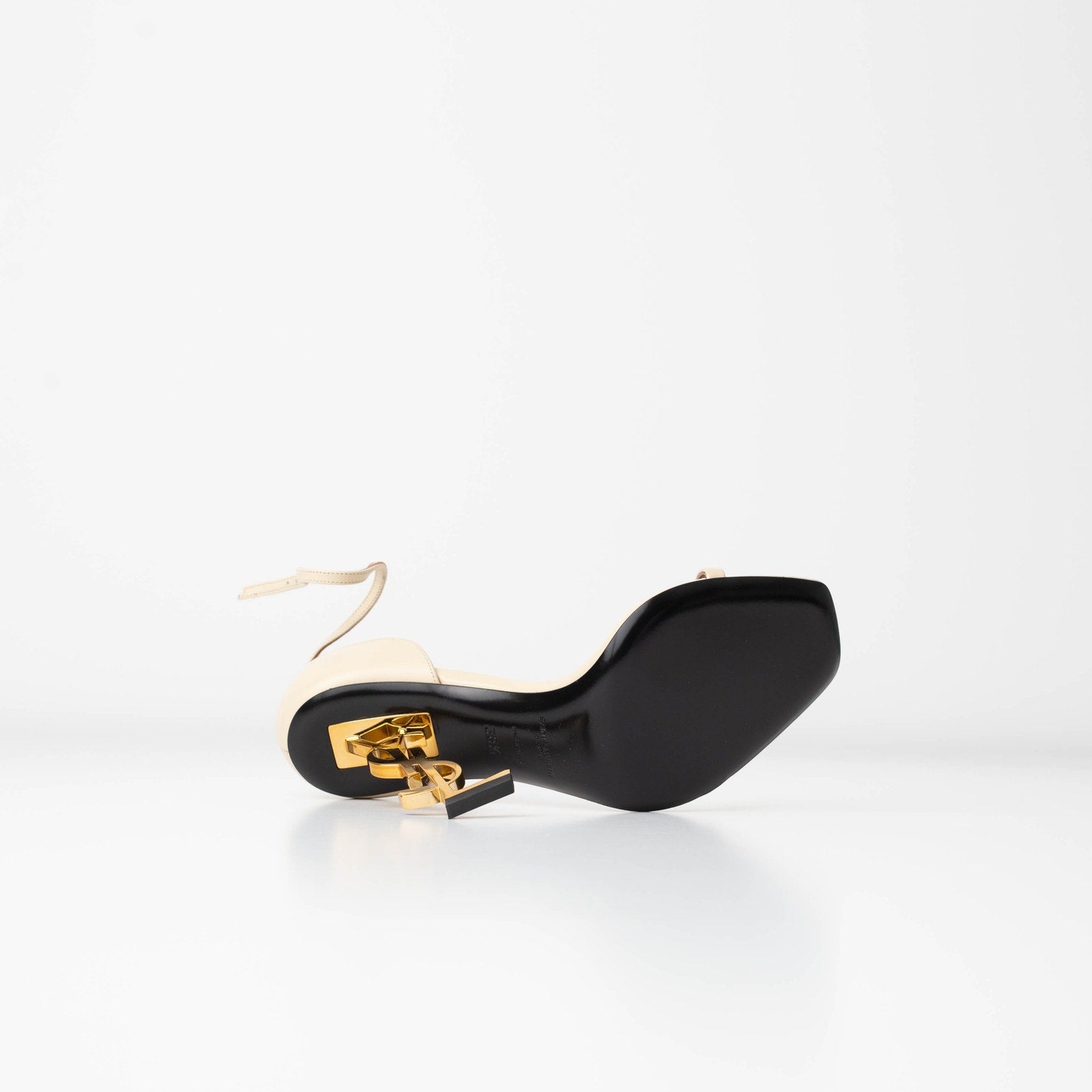 SAINT LAURENT Opyum Sandals In Nude & Neutrals - Wind & Song