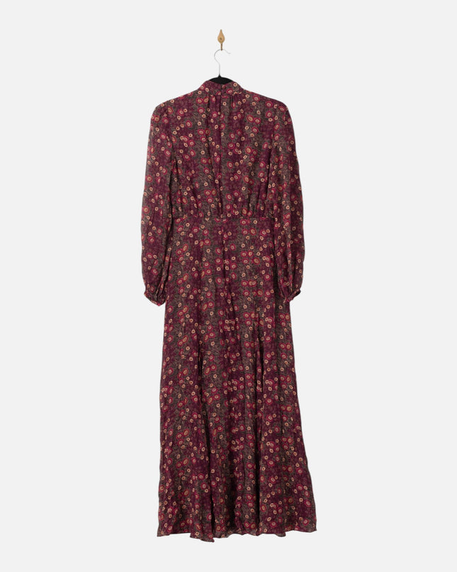 SALONI Akina Wine Jacqui - B Dress - Wind & Song