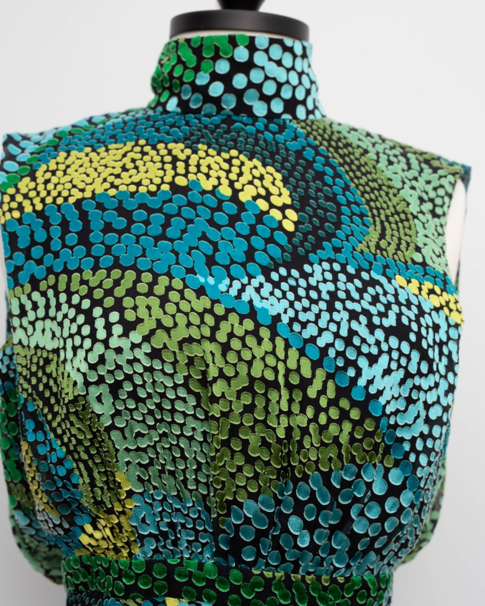 SALONI Fleur Green Dot Print Dress Size 6 - Wind & Song