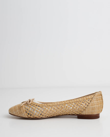 Sam Edelman Dark Natural Weave May Ballet Flat - Wind & Song