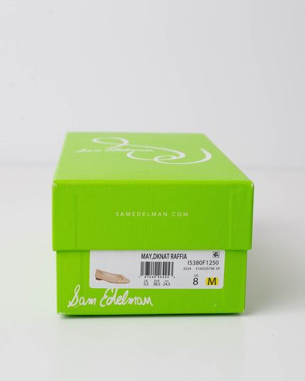 Sam Edelman Dark Natural Weave May Ballet Flat - Wind & Song