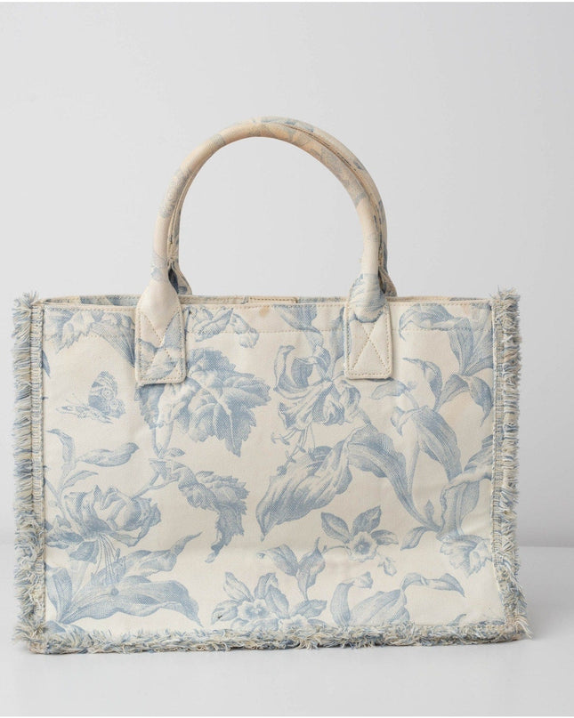 Sandro Kasbah Blue Floral Bag - Wind & Song