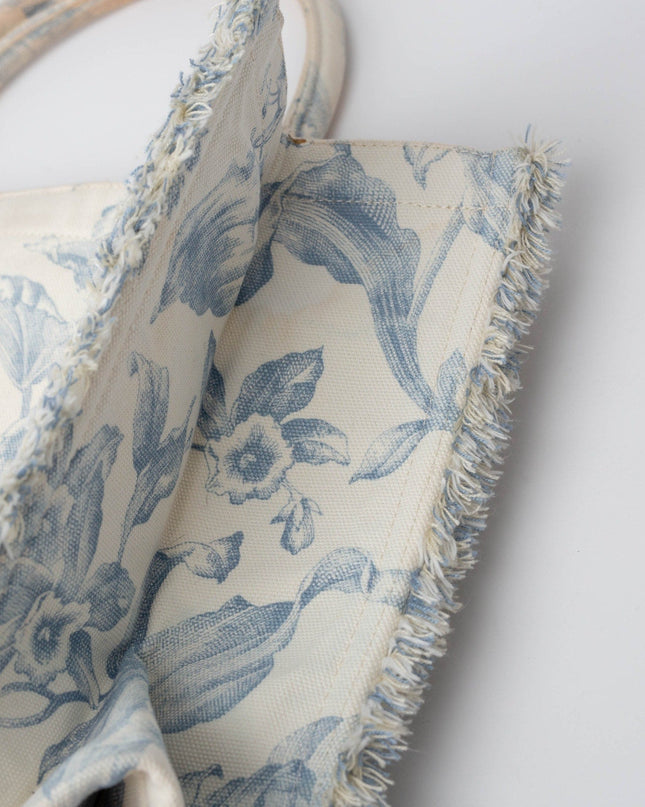 Sandro Kasbah Blue Floral Bag - Wind & Song