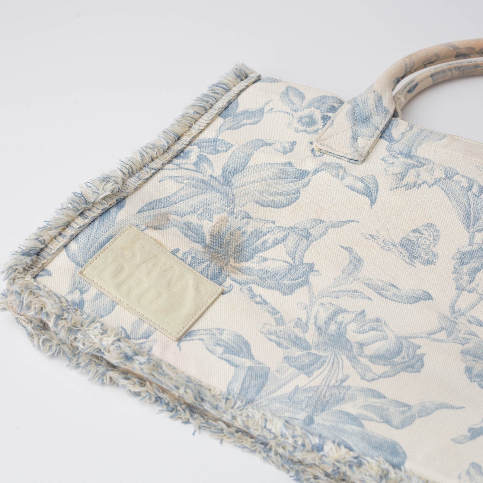 Sandro Kasbah Blue Floral Bag - Wind & Song