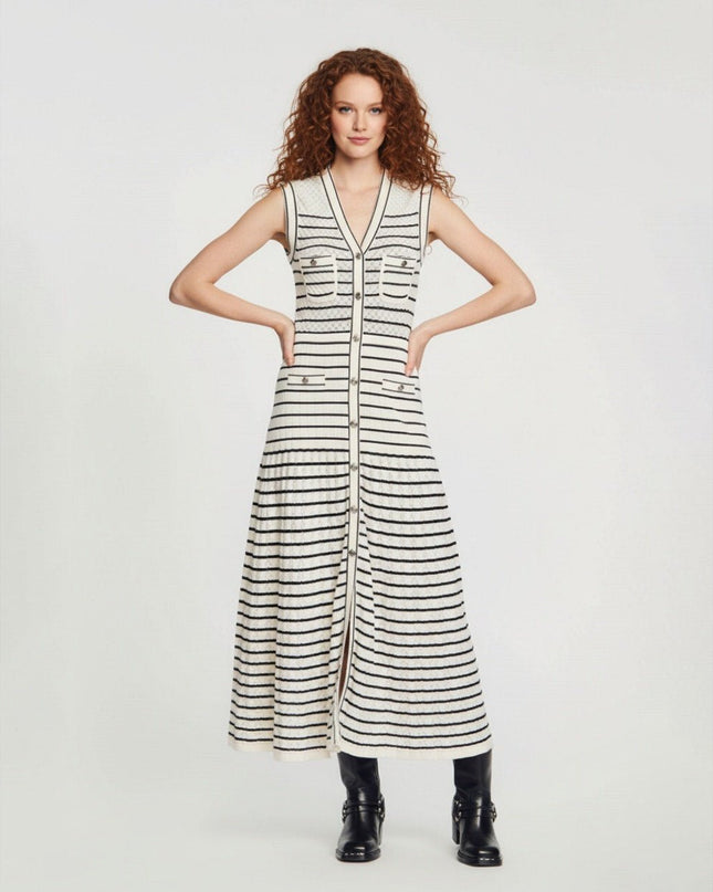 Sandro Paris MOLINA KNITTED DRESS - Wind & Song