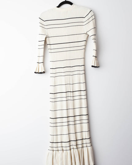 Sandro Striped Knit Maxi Dress - Wind & Song