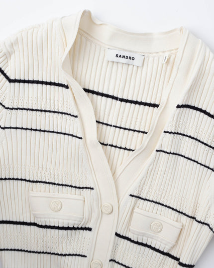 Sandro Striped Knit Maxi Dress - Wind & Song