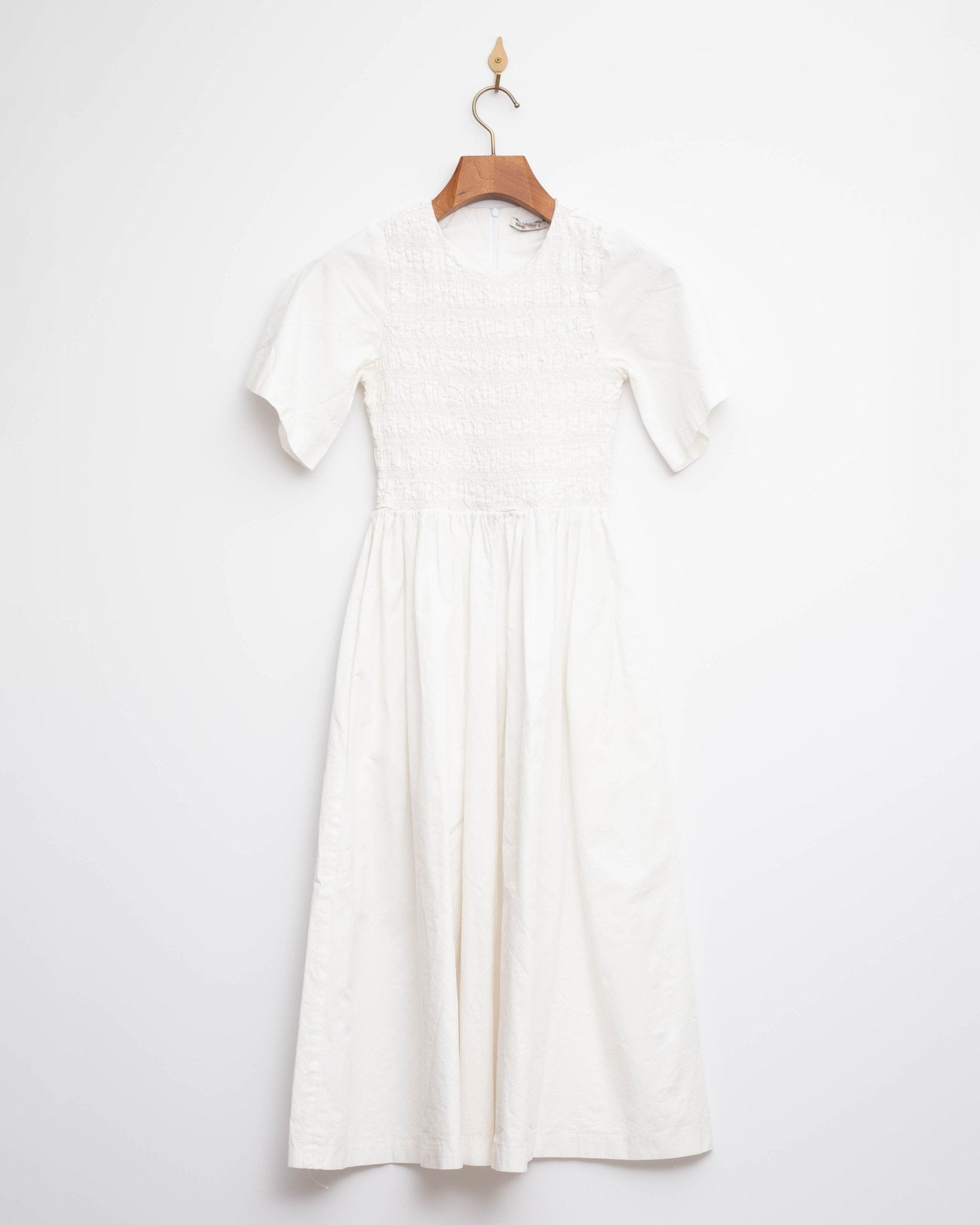 Sandy Liang Diddy White Cotton Dress Size M - Wind & Song