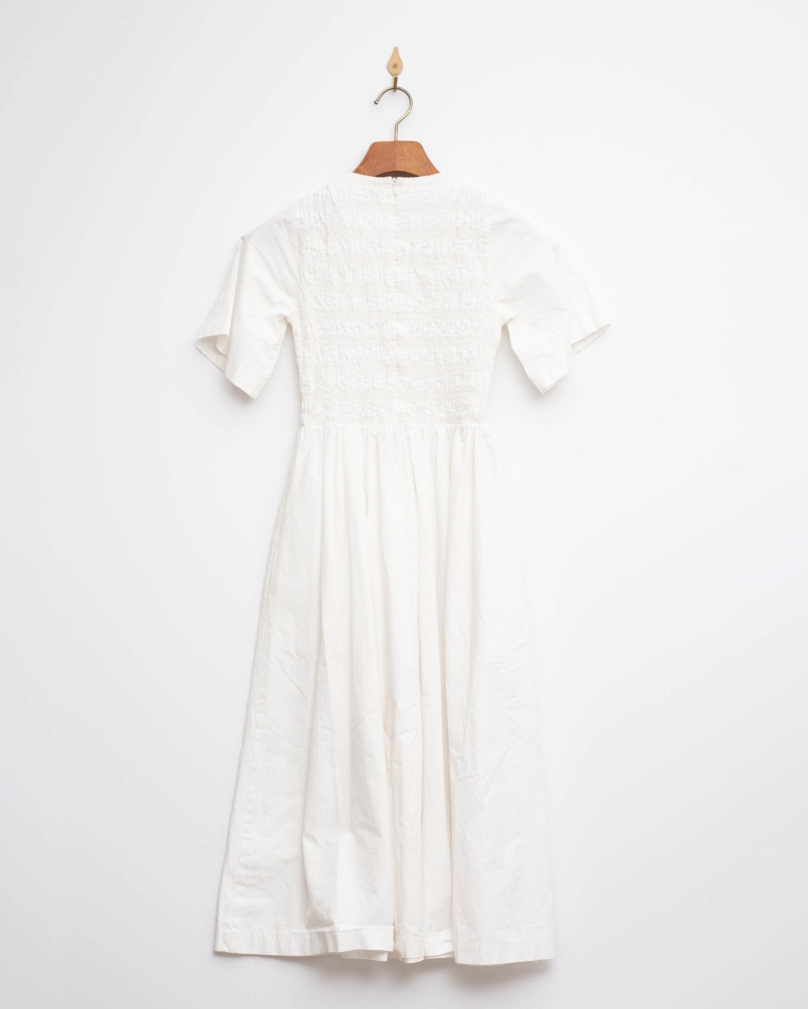Sandy Liang Diddy White Cotton Dress Size M - Wind & Song