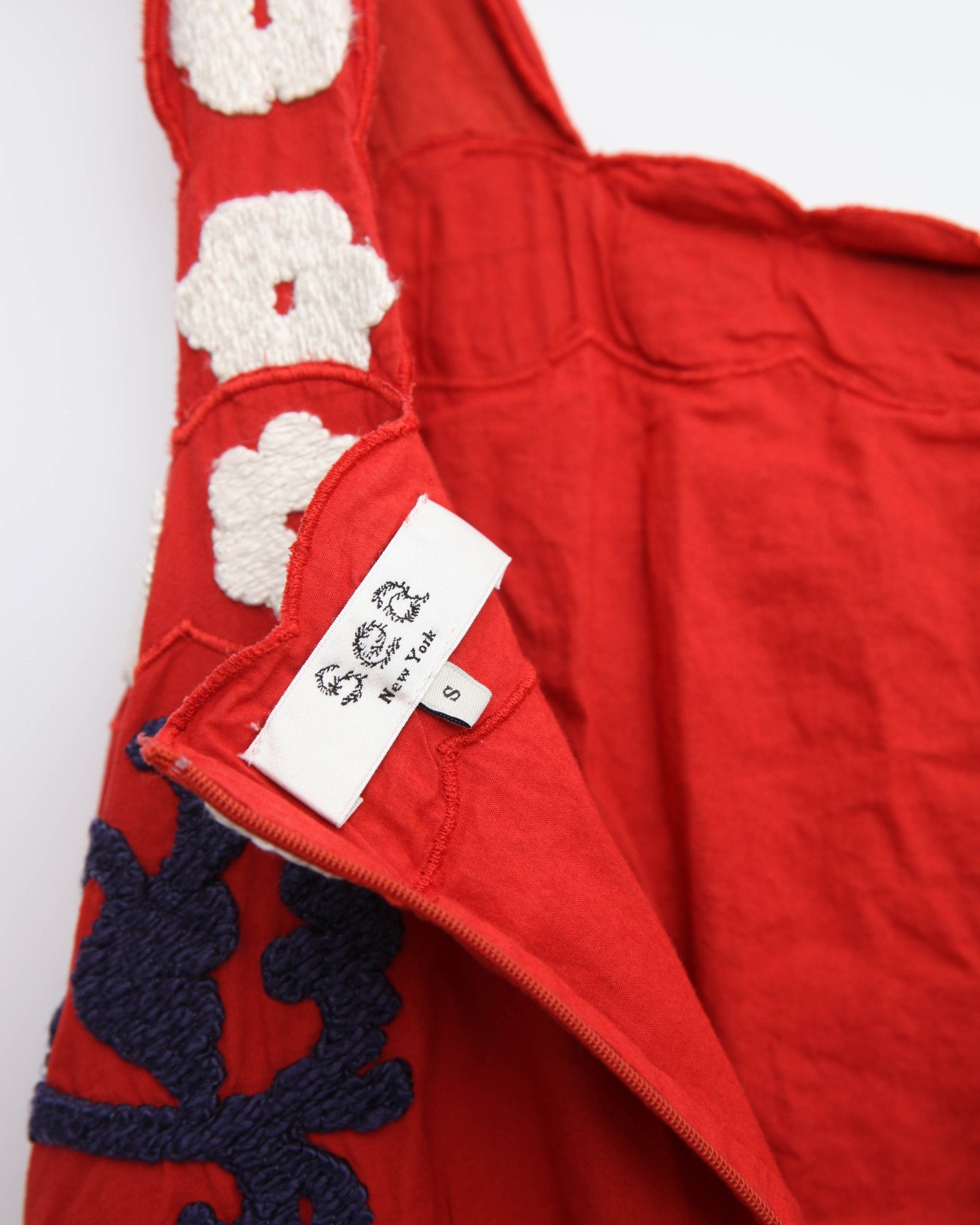 Sea New York Catrine Applique Tank Dress in Red Size S - Wind & Song
