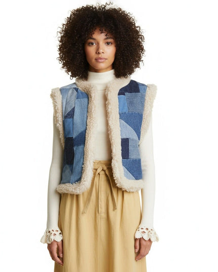 Sea New York Diego Denim Vest - Wind & Song