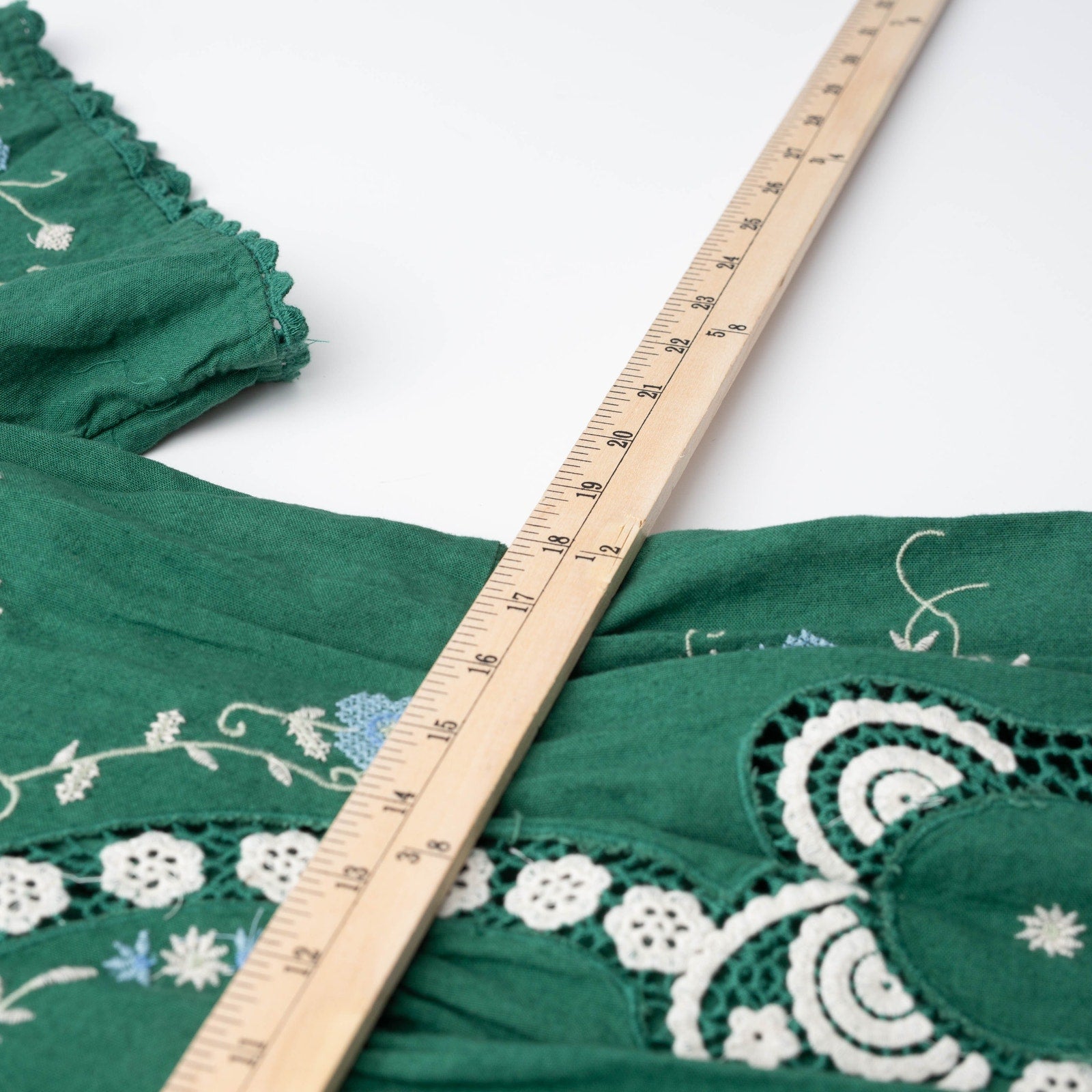 Sea New York Vesna Embroidered Dress in Green Floral - Wind & Song