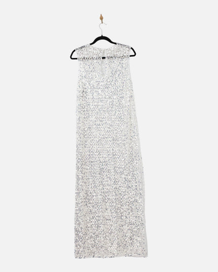Shona Joy Asteri Silver Maxi Dress - Wind & Song