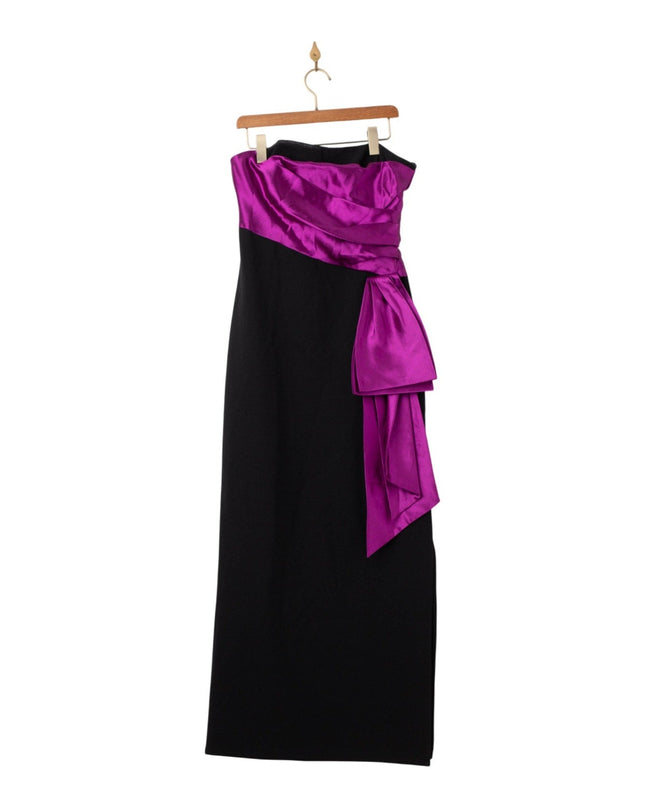 Shoshanna Amara Black crepe Gown - Wind & Song