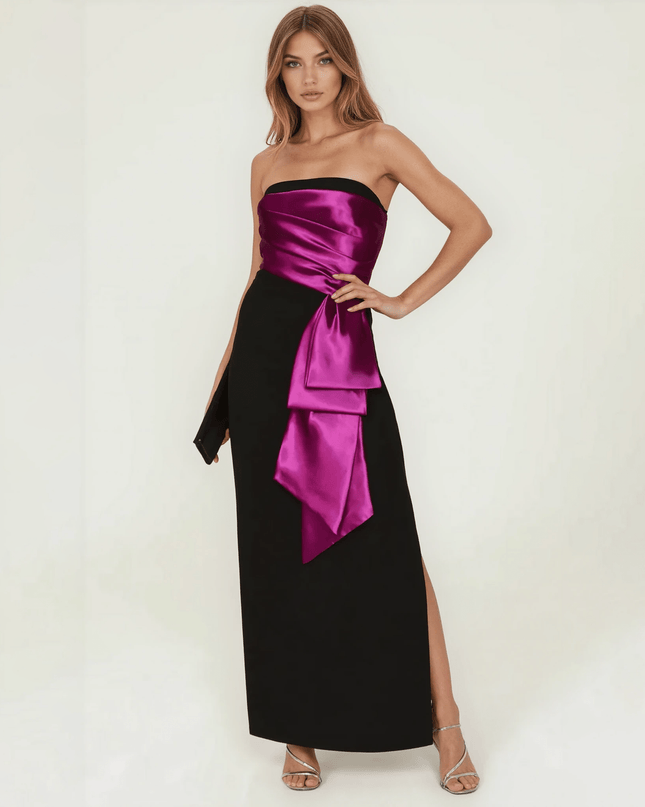Shoshanna Amara Black crepe Gown - Wind & Song