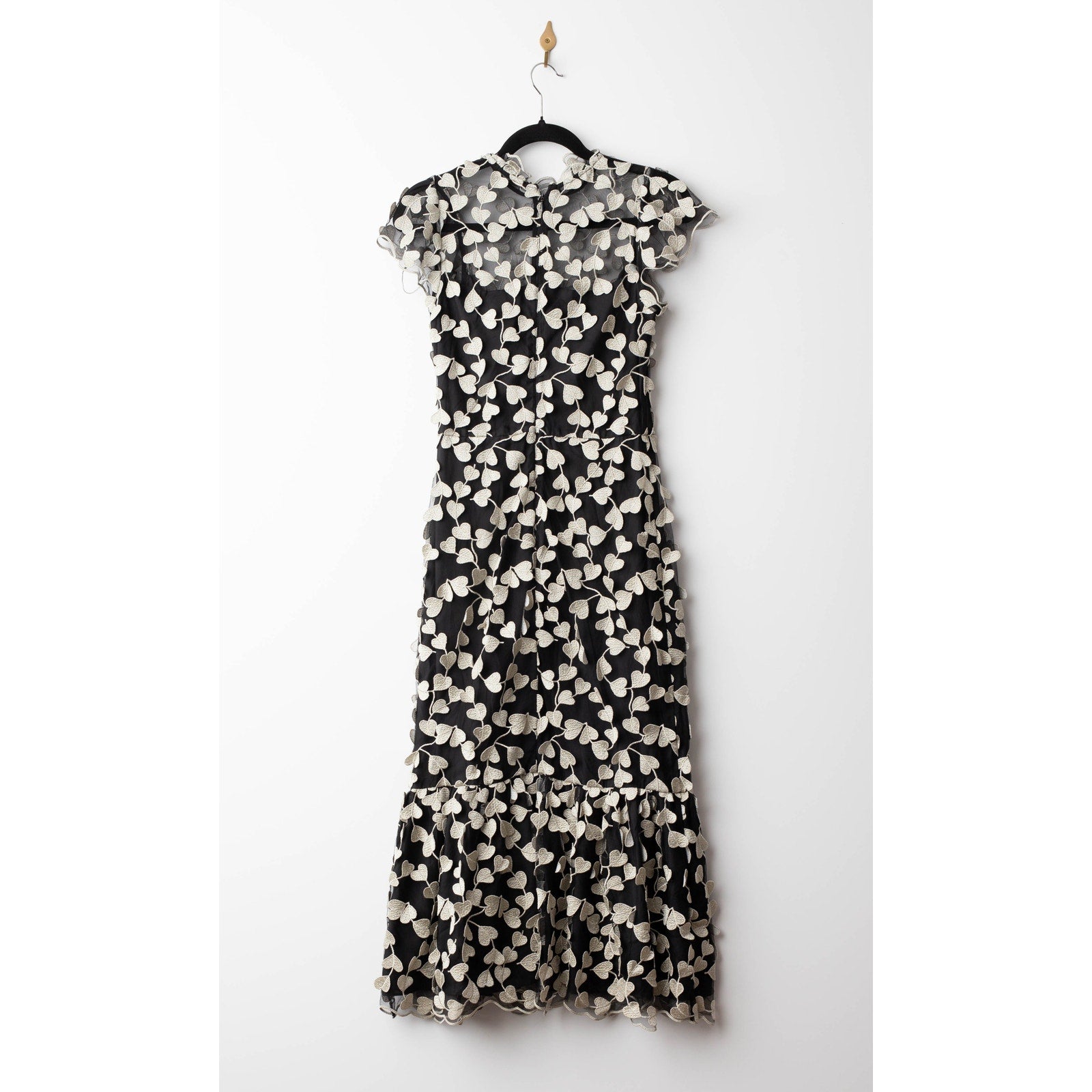 Shoshanna Black and White Chiffon Liberty Dress - Wind & Song
