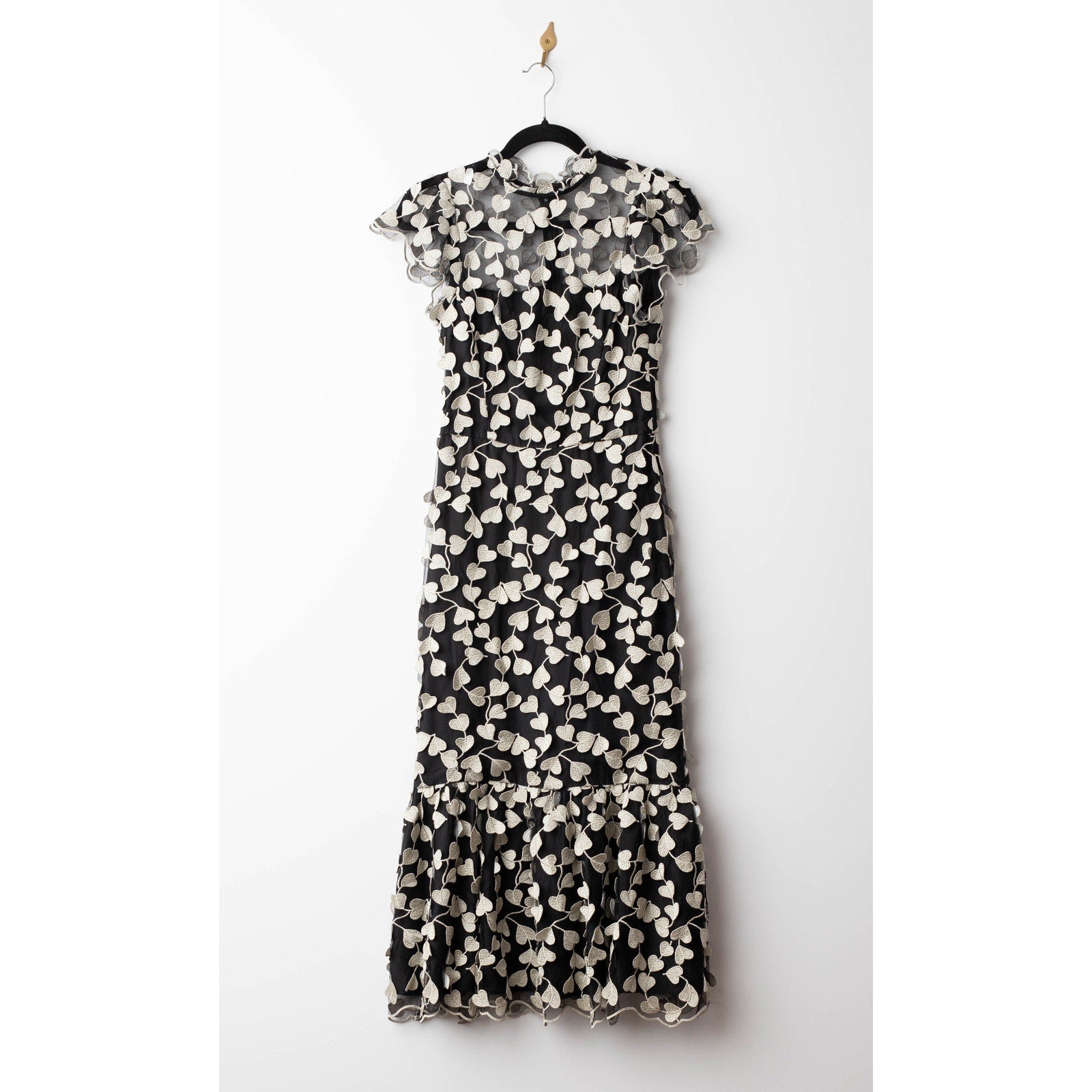 Shoshanna Black and White Chiffon Liberty Dress - Wind & Song