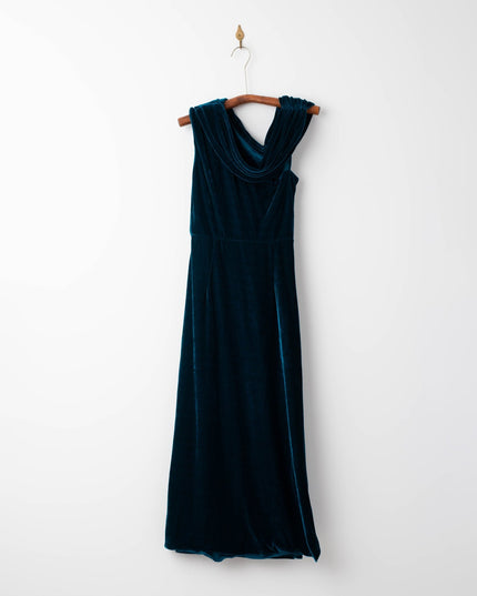 Shoshanna Grover Blue velvet Dress - Wind & Song