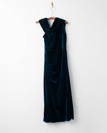 Shoshanna Grover Blue velvet Dress - Wind & Song