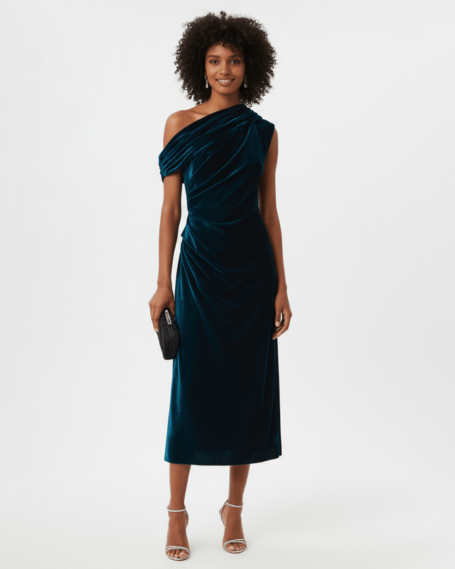Shoshanna Grover Blue velvet Dress - Wind & Song
