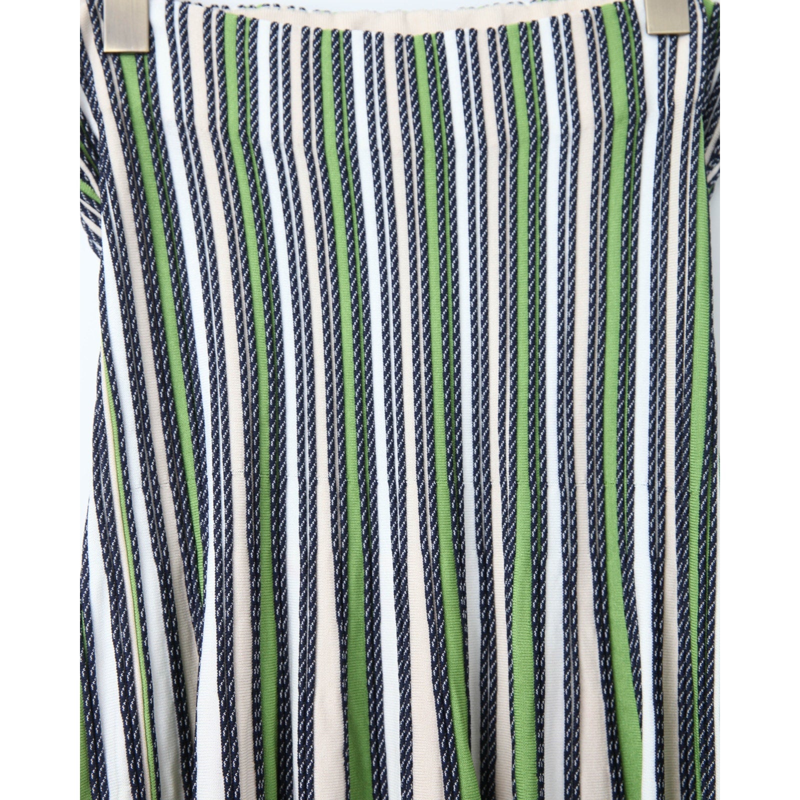 SIMKHAI Soleil Striped Knit - Jersey Midi Dress – Green – Size L - Pre - owned - Wind & Song