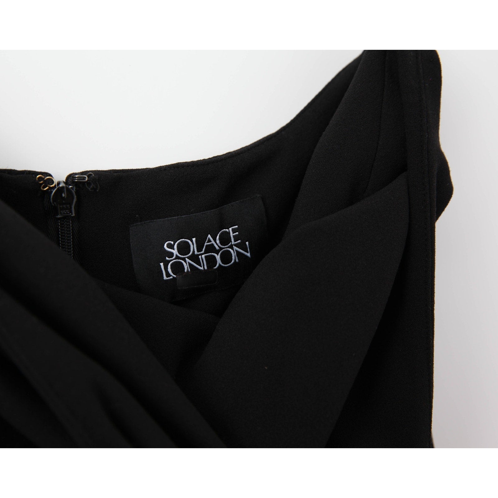 Solace London Saren Maxi Dress in Black - Wind & Song