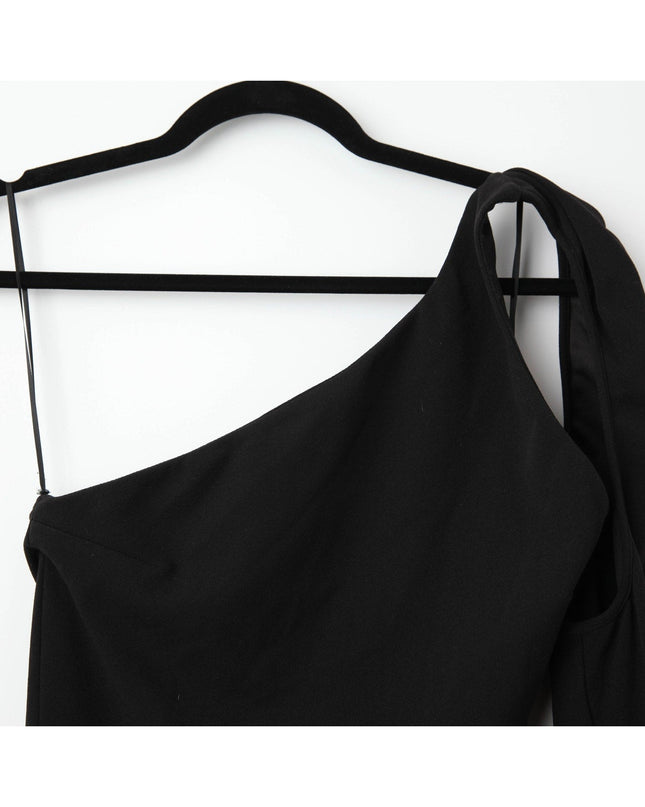 Solace London Saren Maxi Dress in Black - Wind & Song