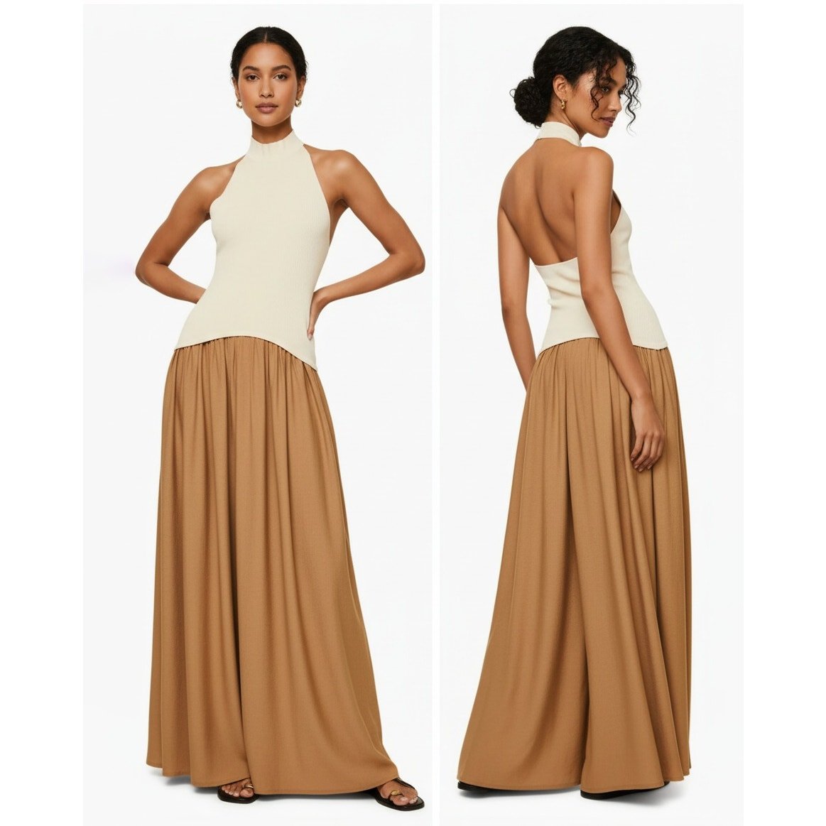 Solid & Striped Halter Soglio Dress - Wind & Song