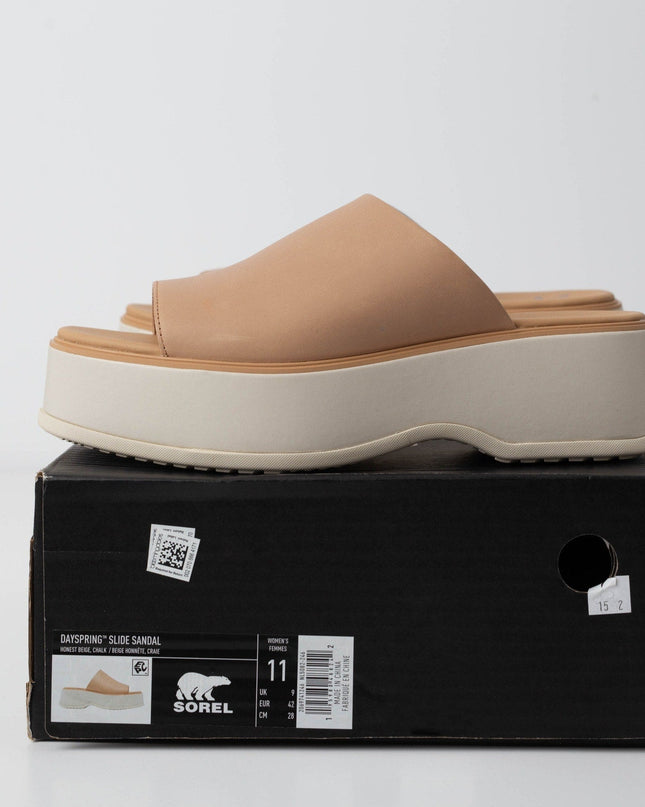 SOREL DAYSPRING™ Slide Women's Platform Sandal in Beige - Wind & Song
