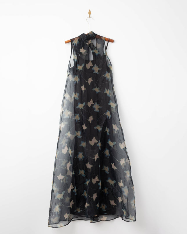 STAUD Albee Dress in Botanical Shadows - Wind & Song
