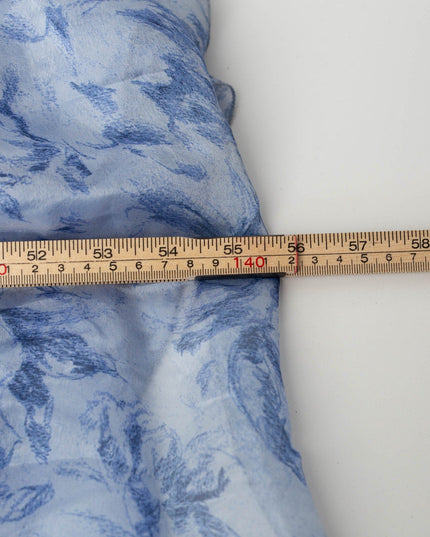 Staud Blue Floral Organza Gown - Size S - Wind & Song