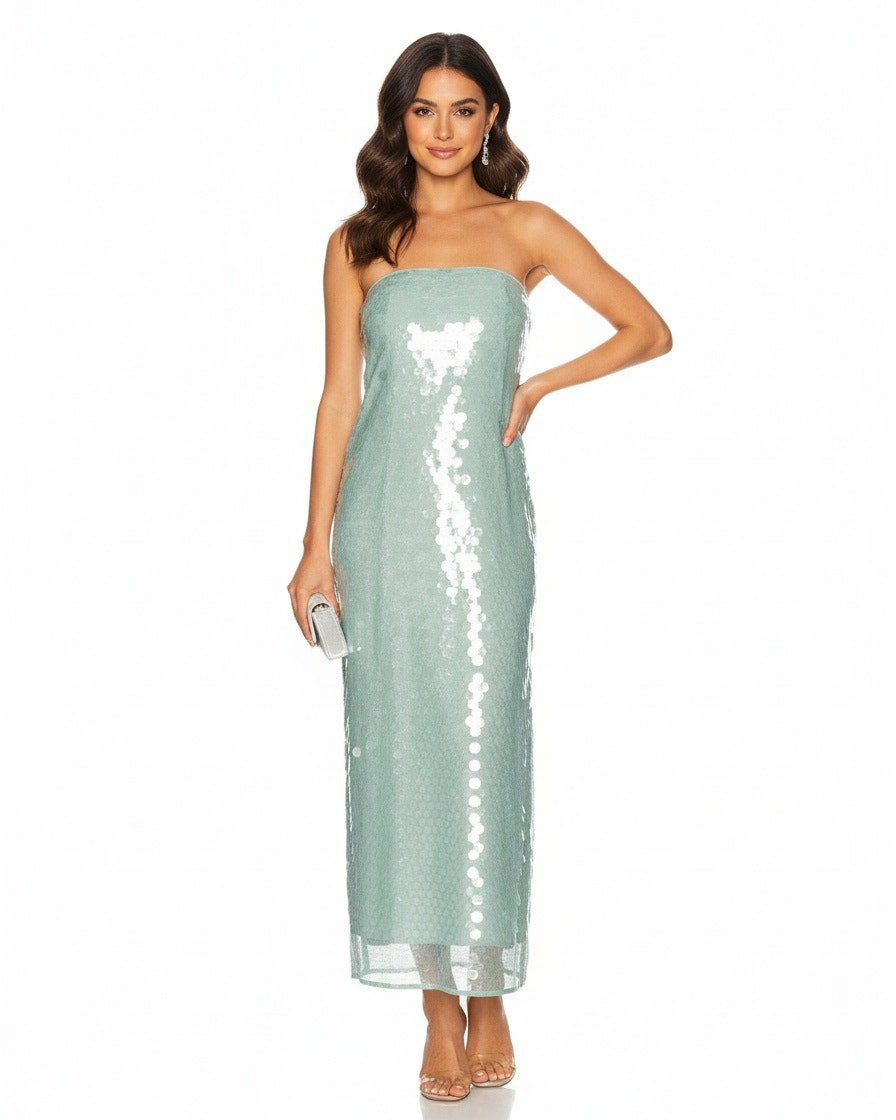 Staud Casey Dress In Mist - Wind & Song