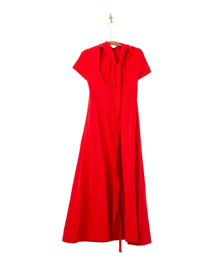 Staud Ilana Red Shift Dress | Size S, Pre - Owned - Wind & Song