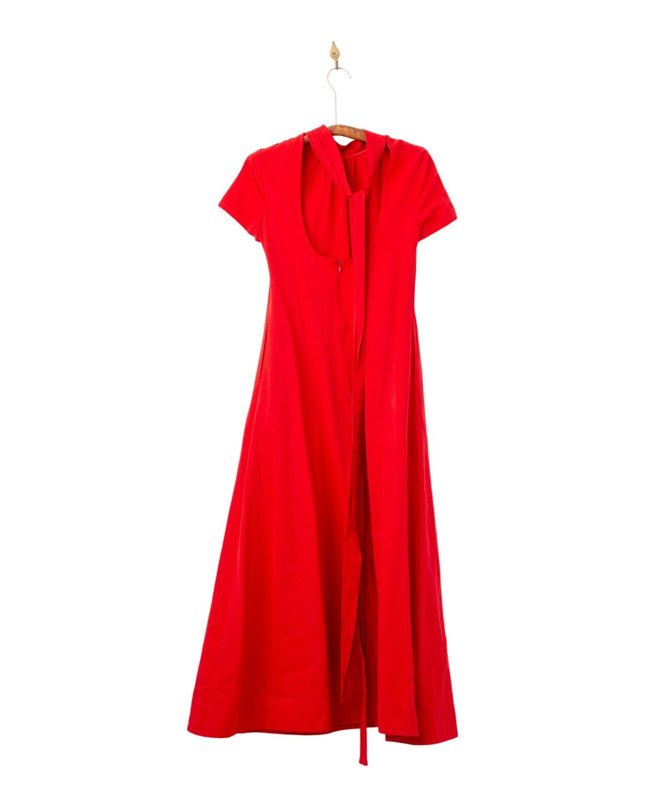 Staud Ilana Red Shift Dress | Size S, Pre - Owned - Wind & Song