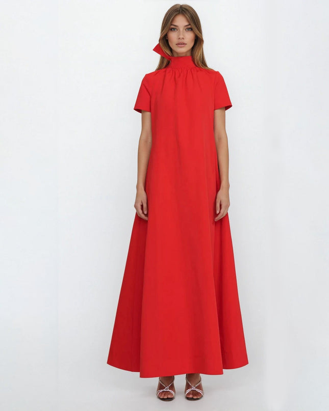 Staud Ilana Red Shift Dress | Size S, Pre - Owned - Wind & Song