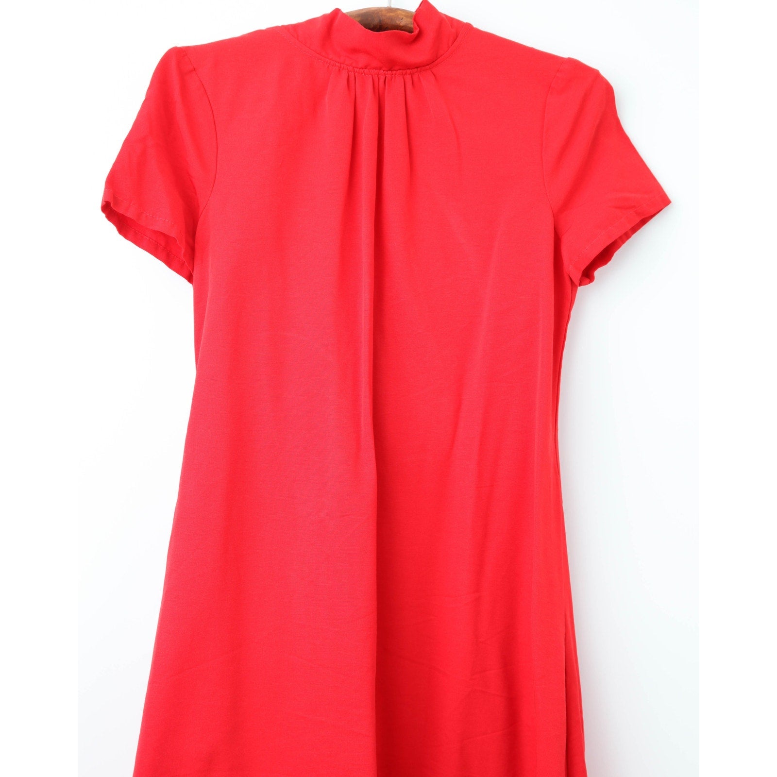 Staud Ilana Red Shift Dress | Size S, Pre - Owned - Wind & Song