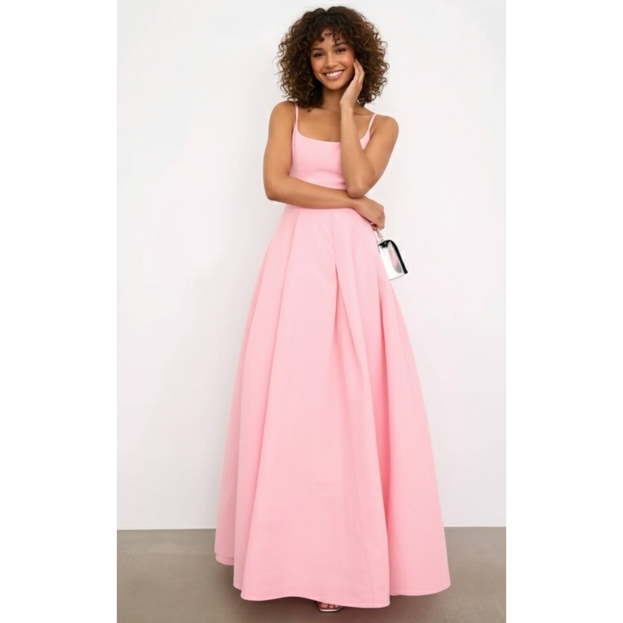 Staud Joy Gown in Pink Maxi Dress - Wind & Song