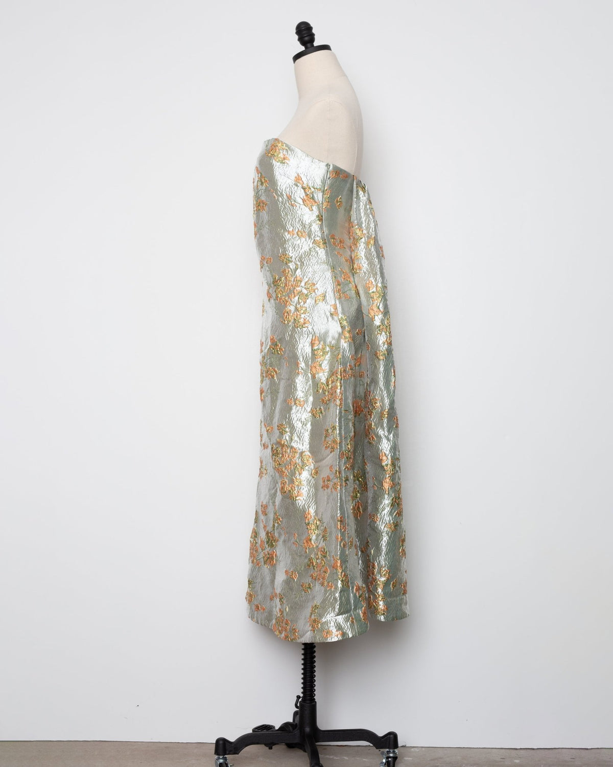 STAUD Kennedy Strapless Metallic Brocade Midi Dress – Size US 2 - Wind & Song