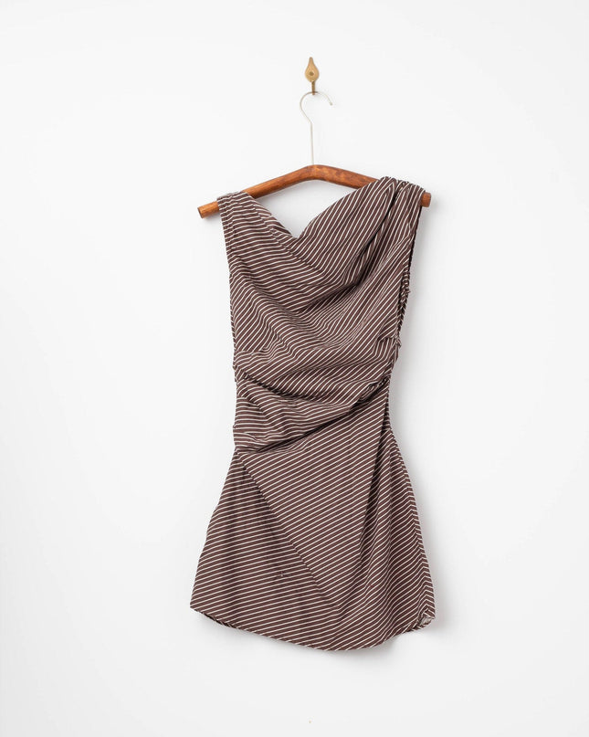 Staud Phare Off - the - Shoulder Ruched Mini Dress - Wind & Song