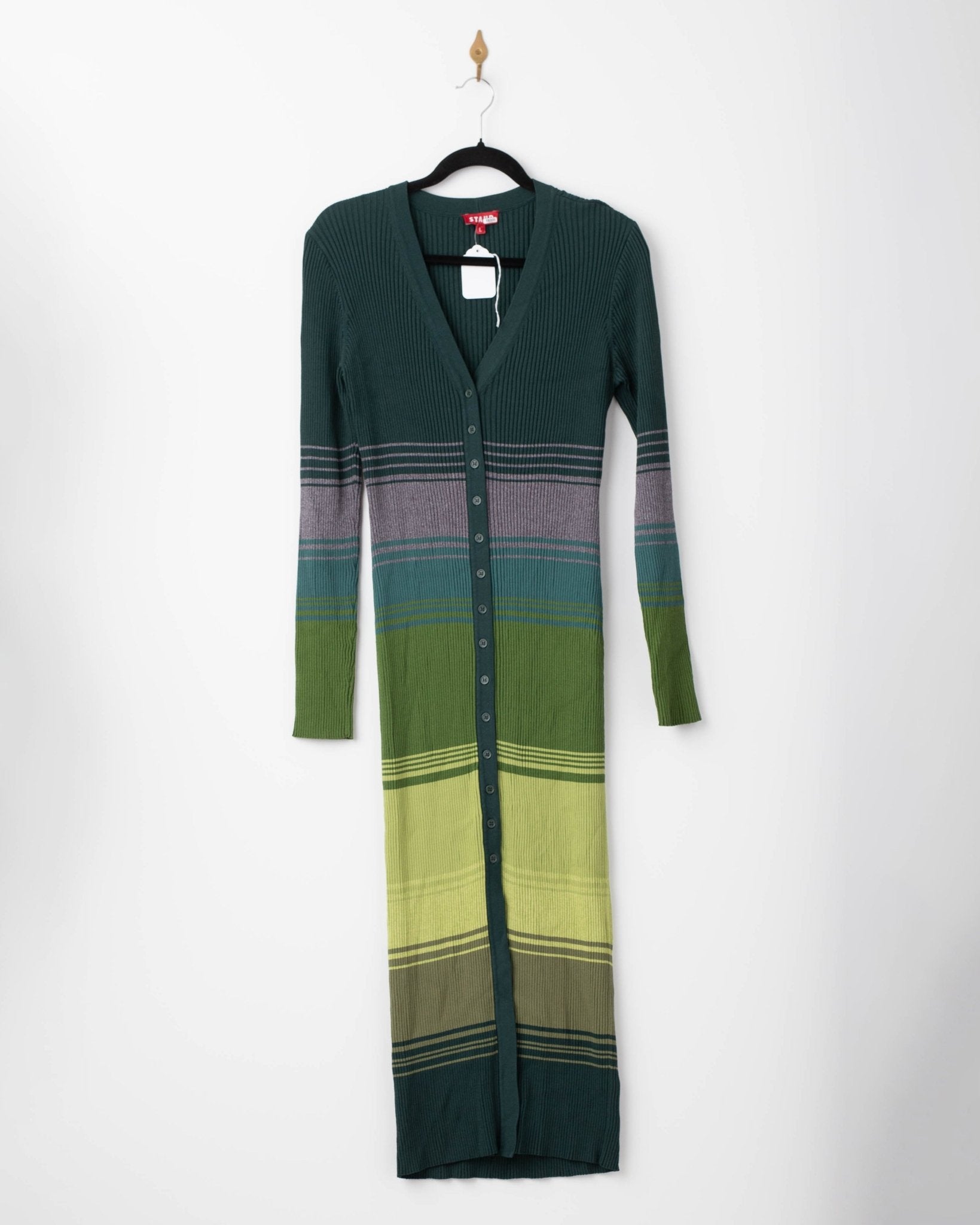 Staud Pine Forest Shoko Dress - Wind & Song