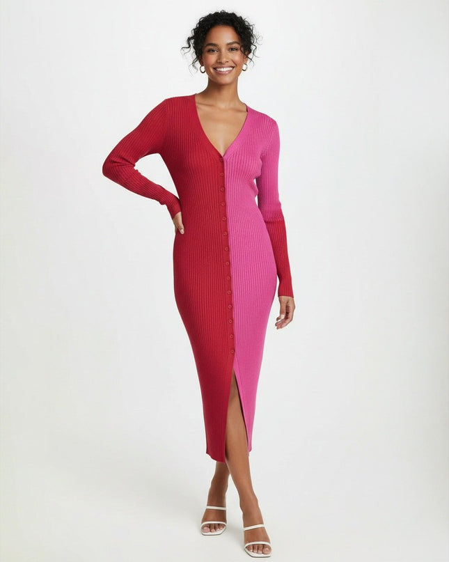 Staud Pink Shoko Midi Dress - Wind & Song