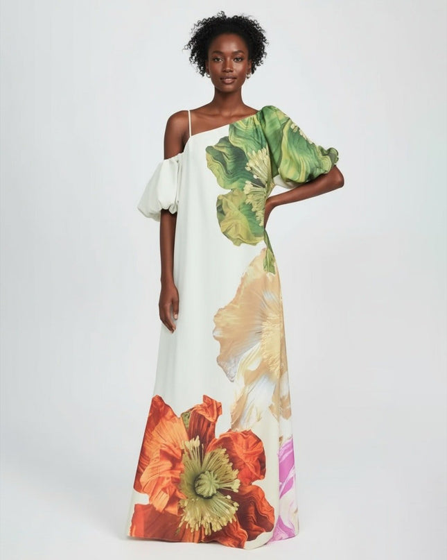 STINE GOYA Floral Asymmetric Payton Dress - Wind & Song